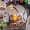 Ripoll Pendant Light - glass 25 cm chrome, 4-light sources