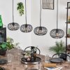 Oravi Pendant Light - glass 25 cm black, 4-light sources
