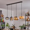 Ripoll Pendant Light - glass 25 cm, 20cm Amber, clear, Ecru, Smoke-coloured, black, 4-light sources