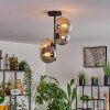Gastor Ceiling Light - glass 15 cm Amber, clear, Smoke-coloured, 4-light sources