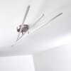 Tornio Ceiling Light LED matt nickel, 3-light sources