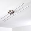 Tornio Ceiling Light LED matt nickel, 3-light sources