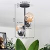 Chehalis Ceiling Light - glass 10 cm,12 cm Amber, Smoke-coloured, 4-light sources