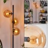 Gastor Floor Lamp - glass 15 cm Amber, 3-light sources