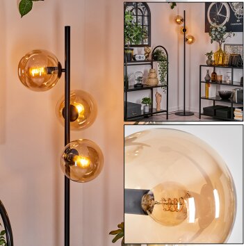 Gastor Floor Lamp - glass 15 cm Amber, 3-light sources