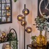 Gastor Floor Lamp - glass 15 cm Smoke-coloured, 4-light sources