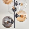 Gastor Ceiling Light - glass 15 cm Amber, clear, Smoke-coloured, 6-light sources