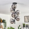 Gastor Ceiling Light - glass 15 cm clear, Smoke-coloured, 6-light sources