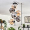 Gastor Ceiling Light - glass 15 cm Amber, Smoke-coloured, 6-light sources