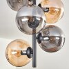 Gastor Ceiling Light - glass 15 cm Amber, Smoke-coloured, 6-light sources