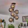 Gastor Ceiling Light - glass 15 cm Smoke-coloured, 6-light sources