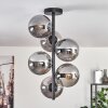 Gastor Ceiling Light - glass 15 cm Smoke-coloured, 6-light sources