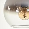 Koyoto Ceiling Light - glass 15 cm chrome, clear, 5-light sources