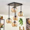 Koyoto Ceiling Light - glass 15 cm Amber, 5-light sources