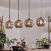 Ripoll Pendant Light - glass 25 cm Smoke-coloured, 4-light sources