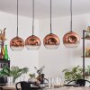 Ripoll Pendant Light - glass 25 cm clear, coppery, 4-light sources