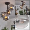 Gastor Ceiling Light - glass 15 cm Smoke-coloured, 4-light sources