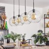 Ripoll Pendant Light - glass 30 cm clear, 4-light sources