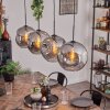 Ripoll Pendant Light - glass 30 cm Smoke-coloured, 4-light sources