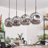 Ripoll Pendant Light - glass 30 cm Smoke-coloured, 4-light sources