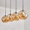 Ripoll Pendant Light - glass 30 cm Amber, 4-light sources