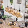 Ripoll Pendant Light - glass 30 cm Amber, 4-light sources
