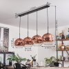 Ripoll Pendant Light - glass 30 cm clear, coppery, 4-light sources