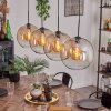 Koyoto Pendant Light - glass 30 cm Amber, clear, 4-light sources