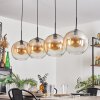 Koyoto Pendant Light - glass 30 cm Amber, clear, 4-light sources