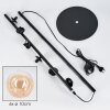 Remaisnil Floor Lamp - glass 10 cm Amber, clear, 6-light sources
