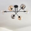 Gastor Ceiling Light - glass 15 cm Amber, clear, Smoke-coloured, 6-light sources