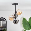 Chehalis Ceiling Light - glass 12 cm Amber, Smoke-coloured, 4-light sources