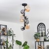 Chehalis Ceiling Light - glass 10 cm, 12 cm, 15 cm Amber, clear, Smoke-coloured, 8-light sources