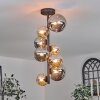 Chehalis Ceiling Light - glass 10 cm, 12 cm, 15 cm Amber, Smoke-coloured, 8-light sources