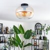 Apedo Ceiling Light - glass 30 cm Amber, clear, 1-light source
