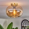 Apedo Ceiling Light - glass 30 cm gold, black, 1-light source