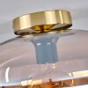 Apedo Ceiling Light - glass 30 cm gold, black, 1-light source