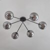Gastor Ceiling Light - glass 15 cm Smoke-coloured, 6-light sources