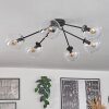 Gastor Ceiling Light - glass 15 cm clear, 6-light sources
