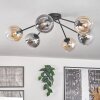 Gastor Ceiling Light - glass 15 cm Amber, clear, Smoke-coloured, 6-light sources