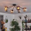 Gastor Ceiling Light - glass 15 cm Amber, clear, Smoke-coloured, 6-light sources