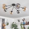 Gastor Ceiling Light - glass 15 cm Amber, clear, Smoke-coloured, 6-light sources