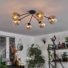 Gastor Ceiling Light - glass 15 cm Amber, clear, 6-light sources
