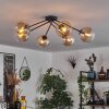 Gastor Ceiling Light - glass 15 cm Amber, clear, 6-light sources