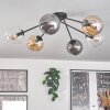 Gastor Ceiling Light - glass 15 cm Amber, clear, Smoke-coloured, 6-light sources