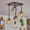 Gastor Ceiling Light - glass 15 cm Amber, clear, Smoke-coloured, 5-light sources
