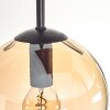 Gastor Ceiling Light - glass 15 cm Amber, clear, 5-light sources
