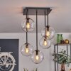 Gastor Ceiling Light - glass 15 cm clear, 5-light sources
