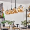 Ripoll Pendant Light - glass 25 cm Amber, 4-light sources