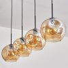 Ripoll Pendant Light - glass 25 cm Amber, 4-light sources